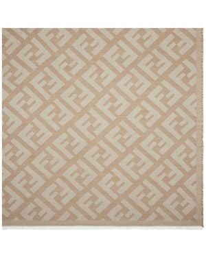 Fendi Ff Shawl - Natural