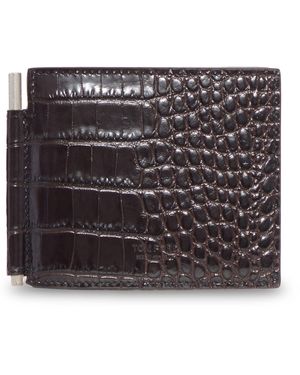 Tom Ford Portafoglio bifold in pelle - Nero