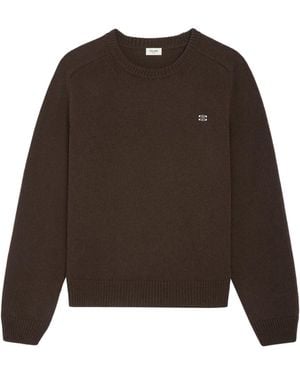 Celine Crew Neck Sweater - Brown