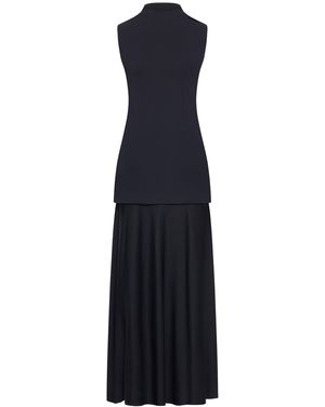 Jil Sander Long Sleeveless Dress - Blue