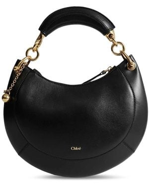 Chloé Borsa a spalla banana in pelle - Nero
