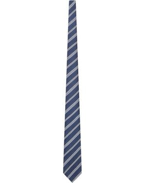 Kiton Regimental Tie - White