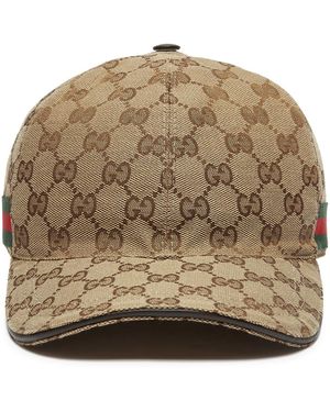 Gucci Web Baseball Cap - Brown