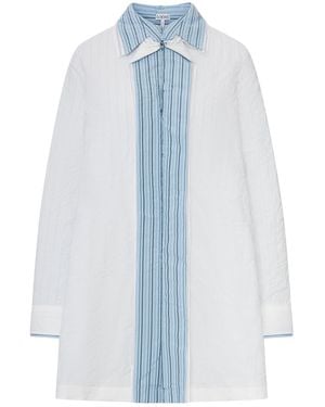 Loewe Technical Cotton Dress - Blue