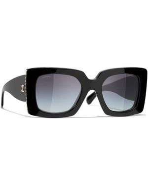 CHANEL Sunglass Square Sunglasses Ch5480h - Black