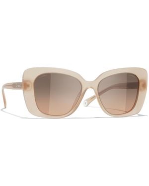 CHANEL Sunglass Rectangle Sunglasses Ch5504 - Black