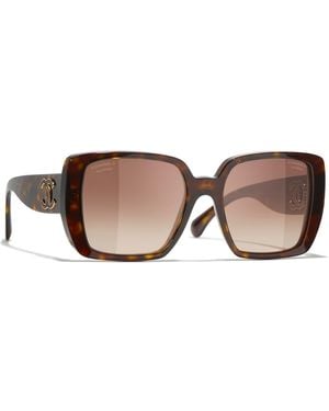 CHANEL Sunglass Square Sunglasses Ch5541 - Black