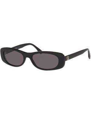 Fendi Sunglass Ff Squared Fe40183i - Black