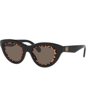 Loewe Sunglass Anagram Lw40182u - Black