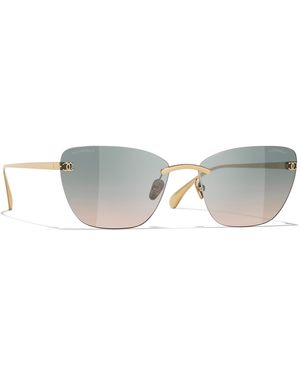 CHANEL Sunglass Cat Eye Sunglasses Ch4286t - Black