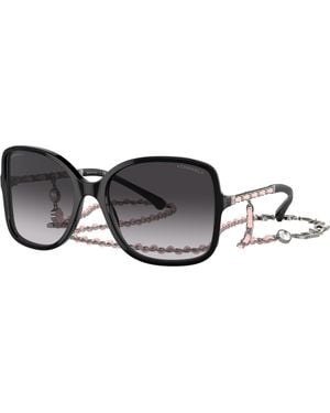 CHANEL Sunglass Square Sunglasses Ch5210q - Black