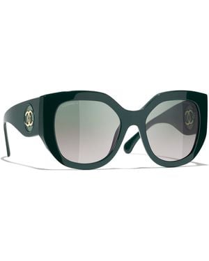 CHANEL Sunglass Butterfly Sunglasses CH5550 - Schwarz