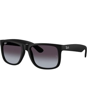 Ray-Ban Justin Classic Sunglasses Frame Brown Lenses - Black