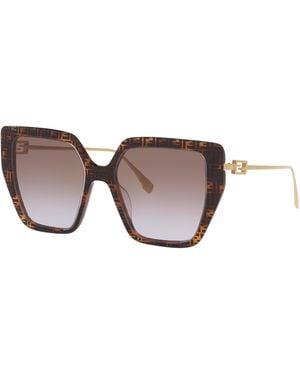 Fendi Sunglass Fe40012u - Black