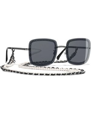 CHANEL Sunglass Square Sunglasses Ch4244 - Black