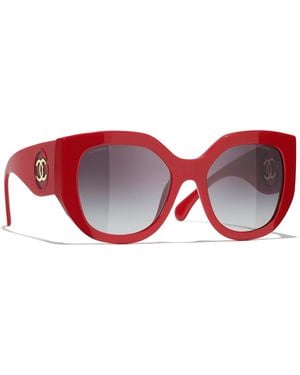 CHANEL Sunglass Butterfly Sunglasses Ch5550 - Black
