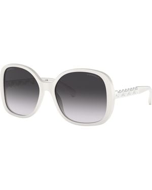 CHANEL Sunglass Square Sunglasses Ch5470q - Black