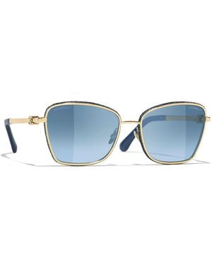 CHANEL Sunglass Square Sunglasses Ch4289q - Black