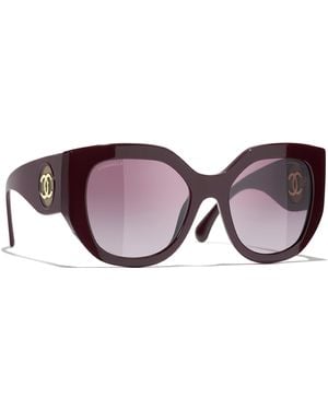 CHANEL Sunglass Butterfly Sunglasses CH5550 - Schwarz