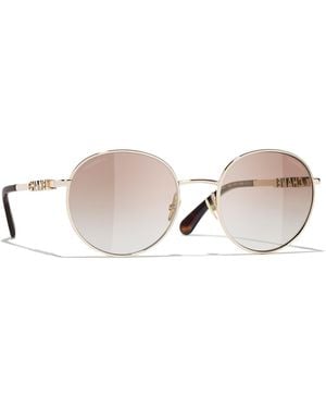 CHANEL Sunglass Pantos Sunglasses Ch4282 Ch4282 - Black