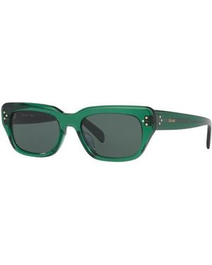 Celine Mannelijk Sunglass Bold 3 Dots Cl40267U - Groen
