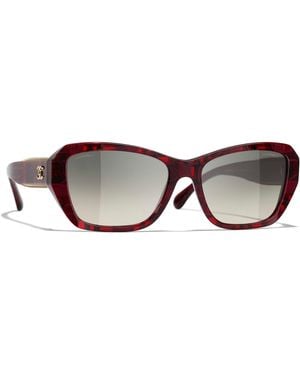 CHANEL Sunglass Butterfly Sunglasses Ch5516 - Black