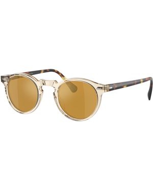 Oliver Peoples Sunglass Ov5217s Gregory Peck Sun - Black