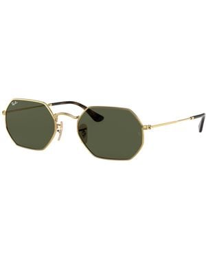 Ray-Ban Octagonal Flash Lenses Sunglasses Lenses - Multicolor