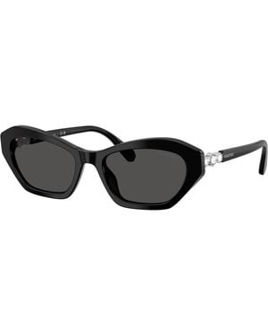 Swarovski Femme Sunglass Sk6048 - Noir