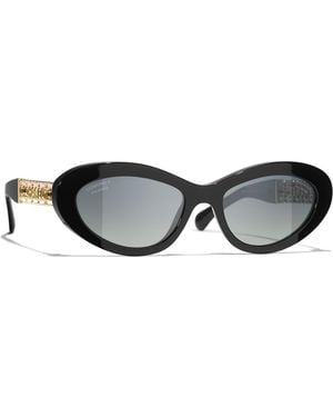 CHANEL Sunglass Ch5538q - Black