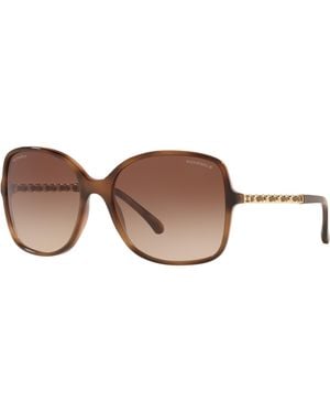 CHANEL Sunglass Square Sunglasses Ch5210q - Black