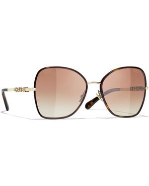 CHANEL Sunglass Butterfly Sunglasses Ch4283 - Black