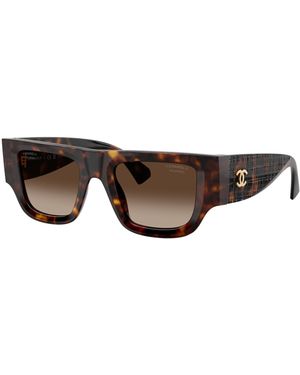 CHANEL Sunglass Square Sunglasses CH5570 - Schwarz