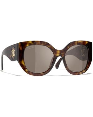 CHANEL Sunglass Butterfly Sunglasses CH5550 - Schwarz