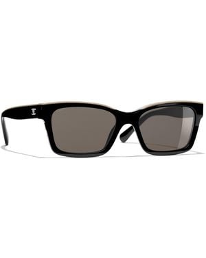 CHANEL Sunglass Square Sunglasses Ch5417 - Black
