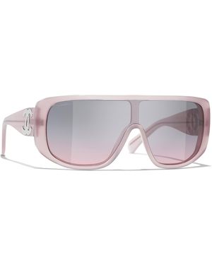CHANEL Sunglass Shield Sunglasses Ch5495 - Black