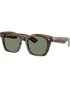 Oliver Peoples Sunglass Ov5498su Merceaux 18k - Black