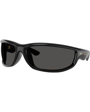 Ray-Ban Sunglass Rb4941 Ultra Wrap 003 Next Generation Collection - Black