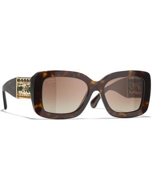 CHANEL Sunglass Ch5535q - Black