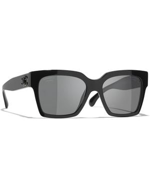 CHANEL Sunglass Butterfly Sunglasses Ch5557 - Black