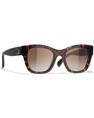 CHANEL Sunglass Square Sunglasses Ch5478 - Black
