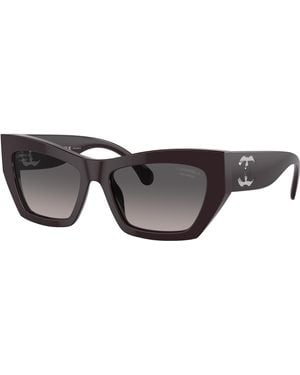 Chanel Sunglass Cat Eye Sunglasses Ch5527 - Black