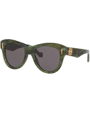Loewe Sunglass Anagram Lw40174i - Black