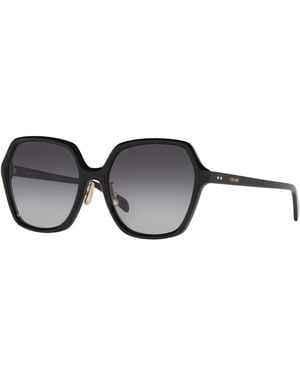 Celine Sunglass Thin Cl40230f - Black