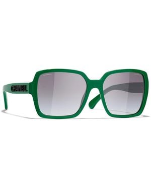 CHANEL Square Sunglasses Ch5408 - Black