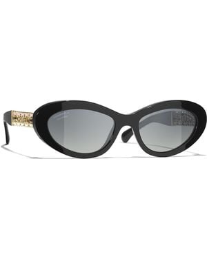 CHANEL Sunglass Ch5538q - Black