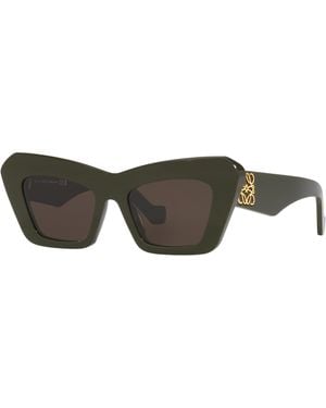 Loewe Sunglass Anagram Lw40036i - Black