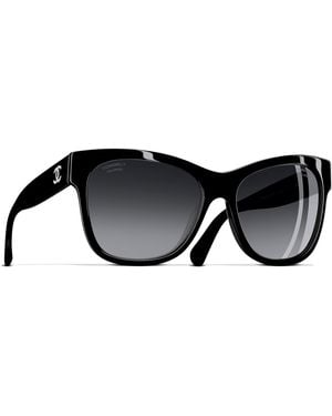 CHANEL Sunglass Square Sunglasses Ch5380 - Black