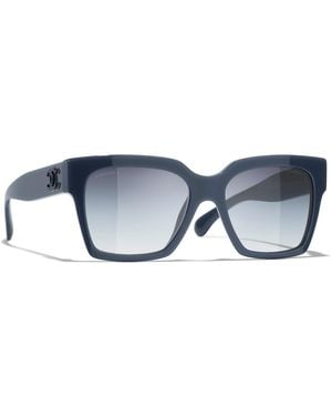 CHANEL Sunglass Butterfly Sunglasses Ch5557 - Black