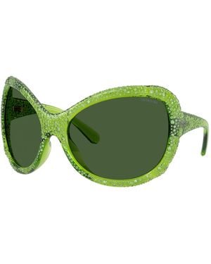 Swarovski Sunglass Sk6052 - Green